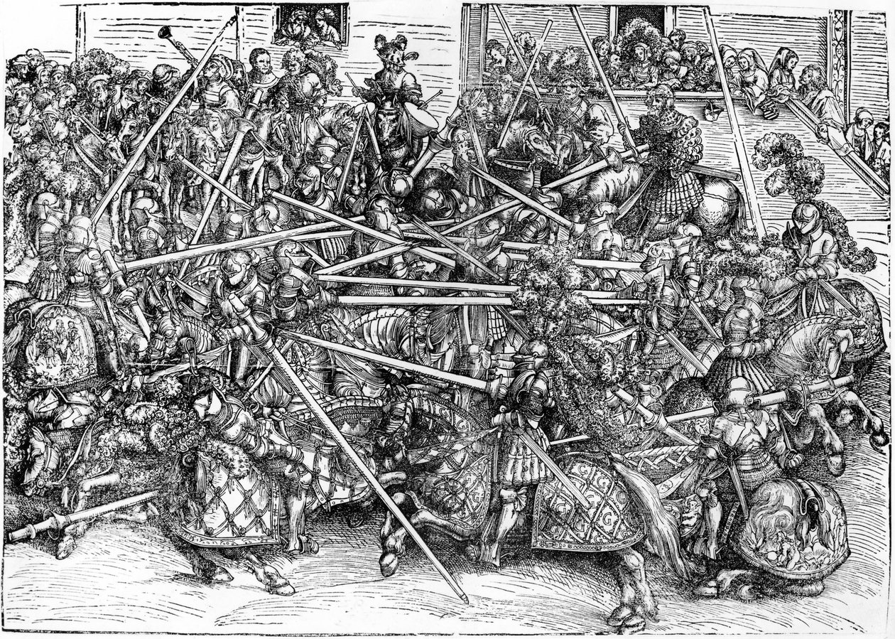 Turnaj od Lucas the Elder Cranach