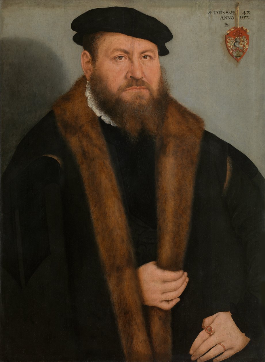 Portrét muže od Lucas the Younger Cranach