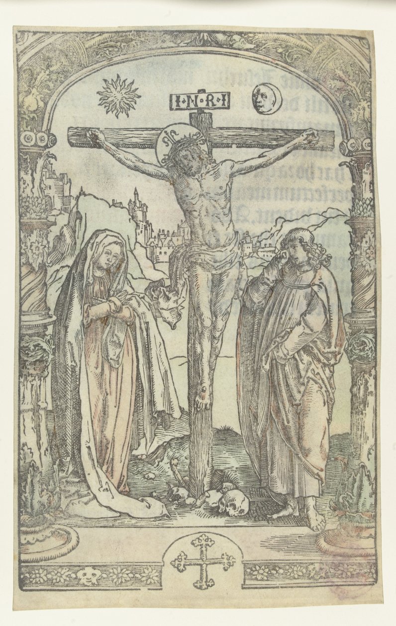 Kristus na kříži od Lucas van Leyden (attributed to)