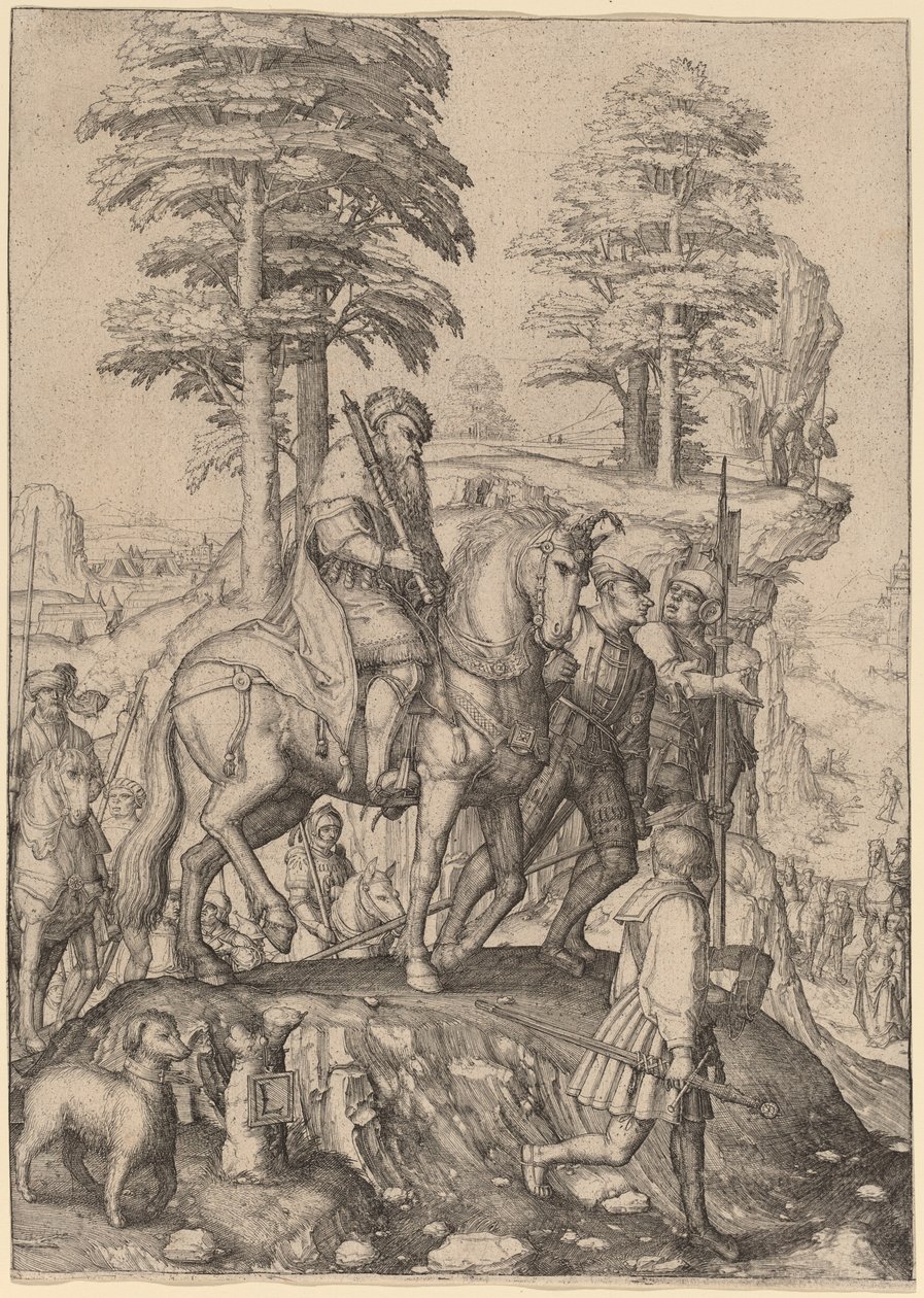 Abigail a David od Lucas van Leyden