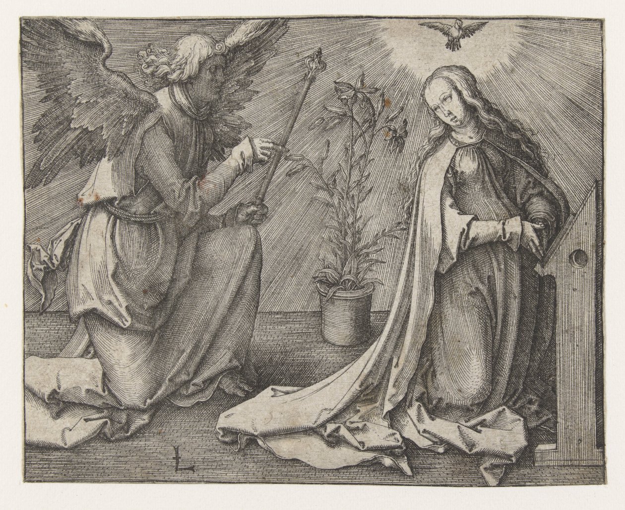 Zvěstování od Lucas van Leyden