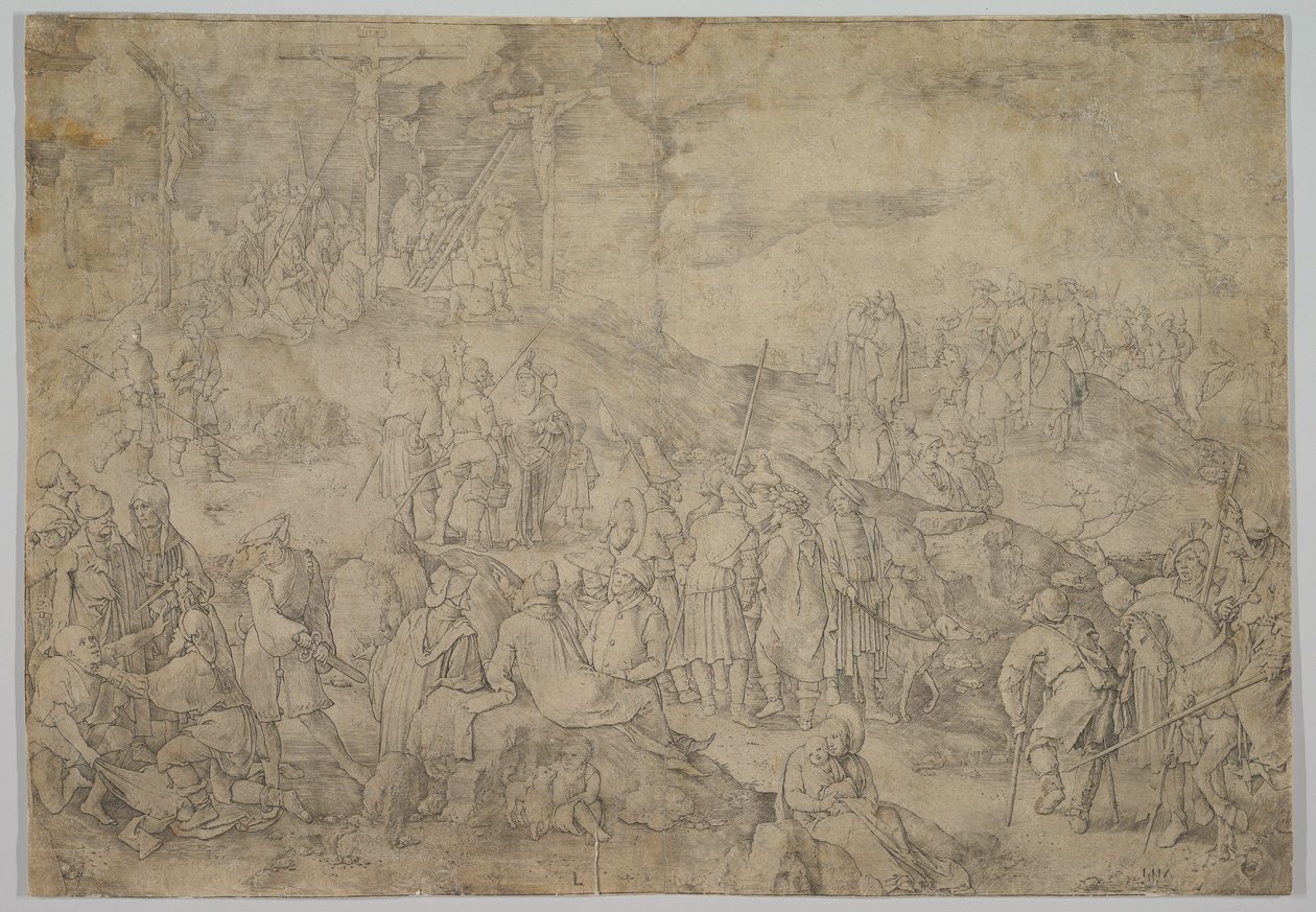 Kalvárie Golgota, 1517. od Lucas van Leyden