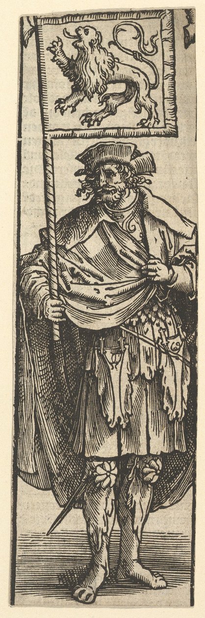 Dirk první hrabě z Holandska, 1517. od Lucas van Leyden