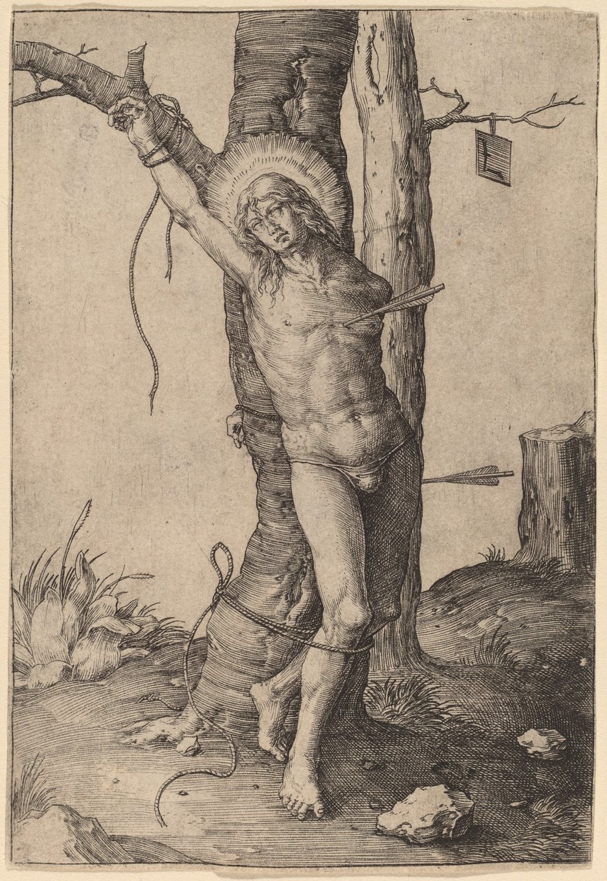 Svatý Šebestián od Lucas van Leyden