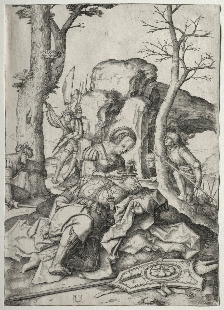 Samson a Dalila od Lucas van Leyden