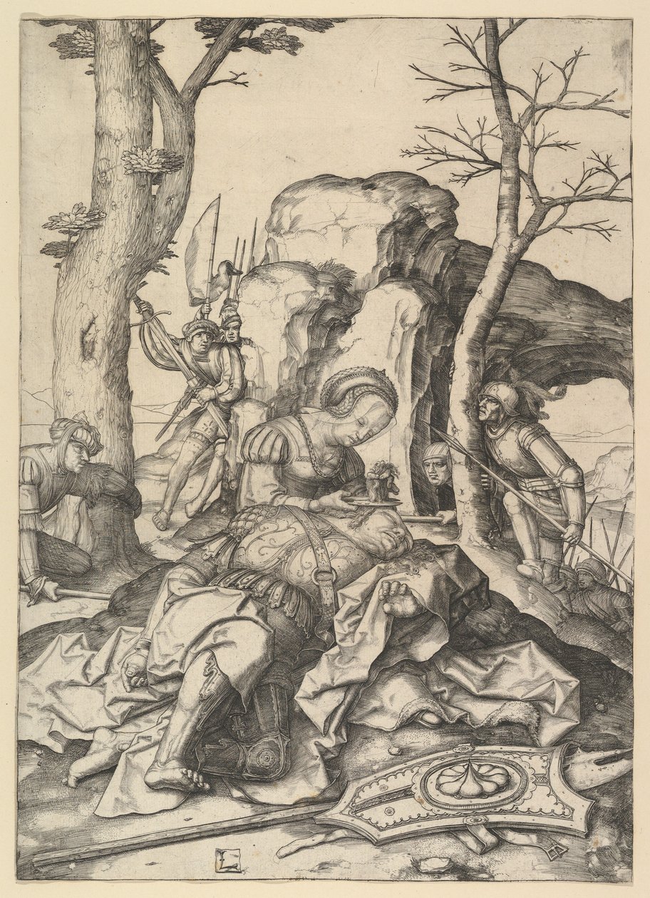 Samson a Dalila, ca. 1507. od Lucas van Leyden