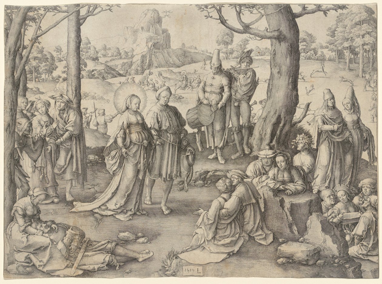 Tanec svaté Máří Magdaleny od Lucas van Leyden
