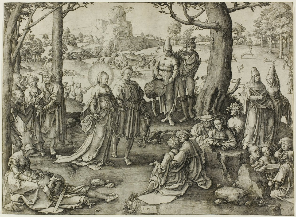 Tanec svaté Máří Magdaleny od Lucas van Leyden
