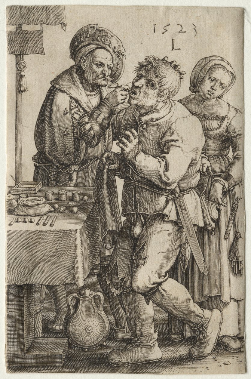 Zubař, 1523. od Lucas van Leyden
