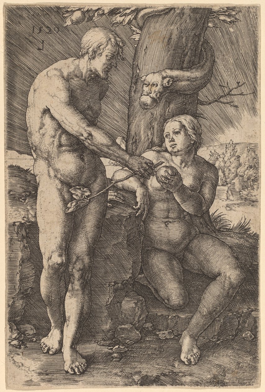 Pád člověka od Lucas van Leyden