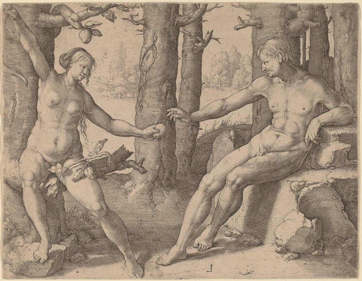 Pád člověka od Lucas van Leyden