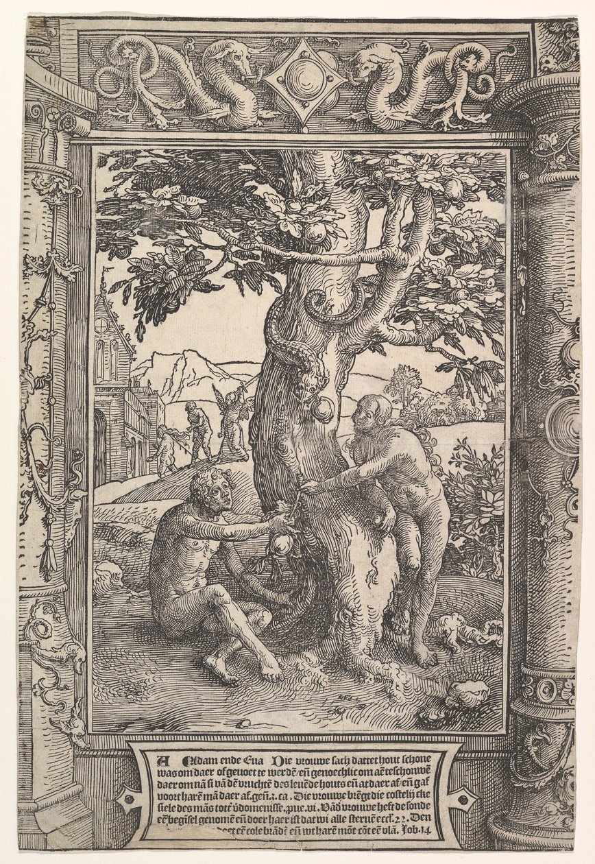 The Fall of Man, ca. 1517. od Lucas van Leyden
