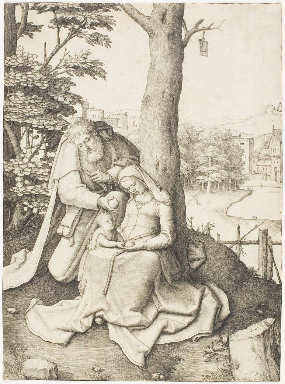 Svatá rodina od Lucas van Leyden