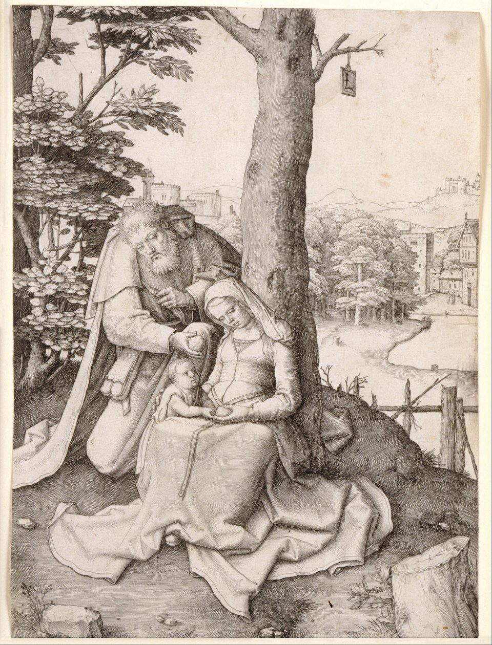 Svatá rodina od Lucas van Leyden