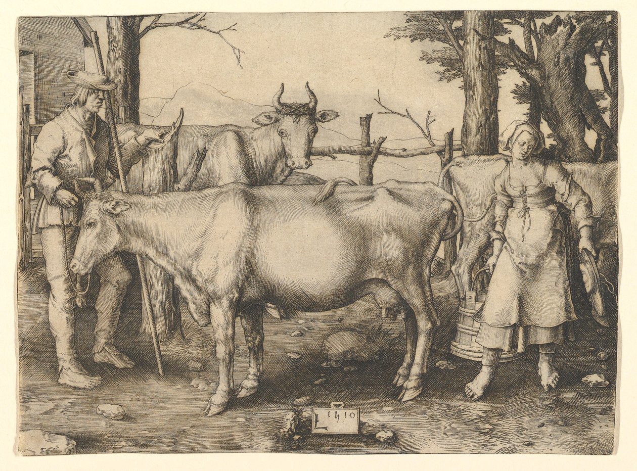 Dojička, 1510. od Lucas van Leyden