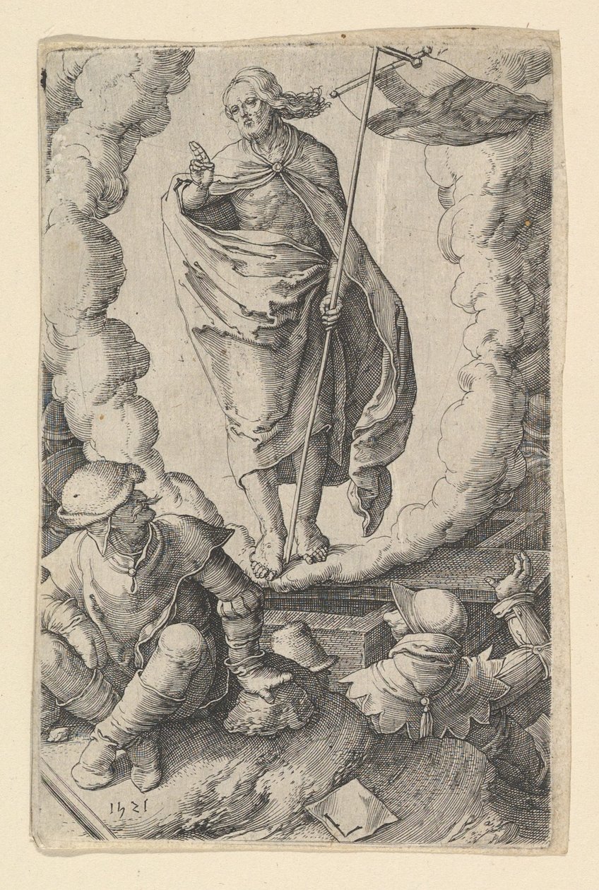 Vzkříšení, 1521. od Lucas van Leyden