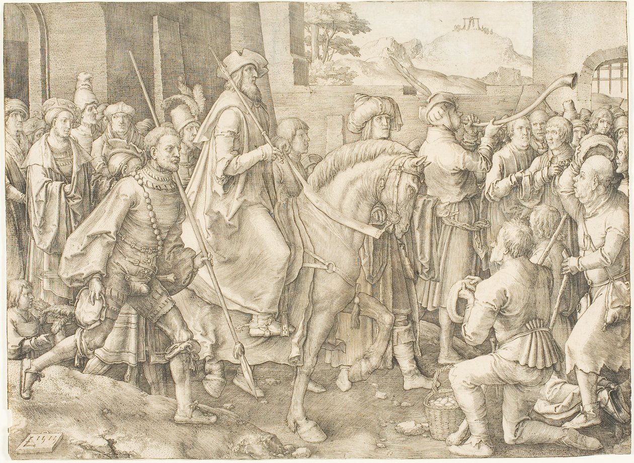 Triumf Mordecai od Lucas van Leyden