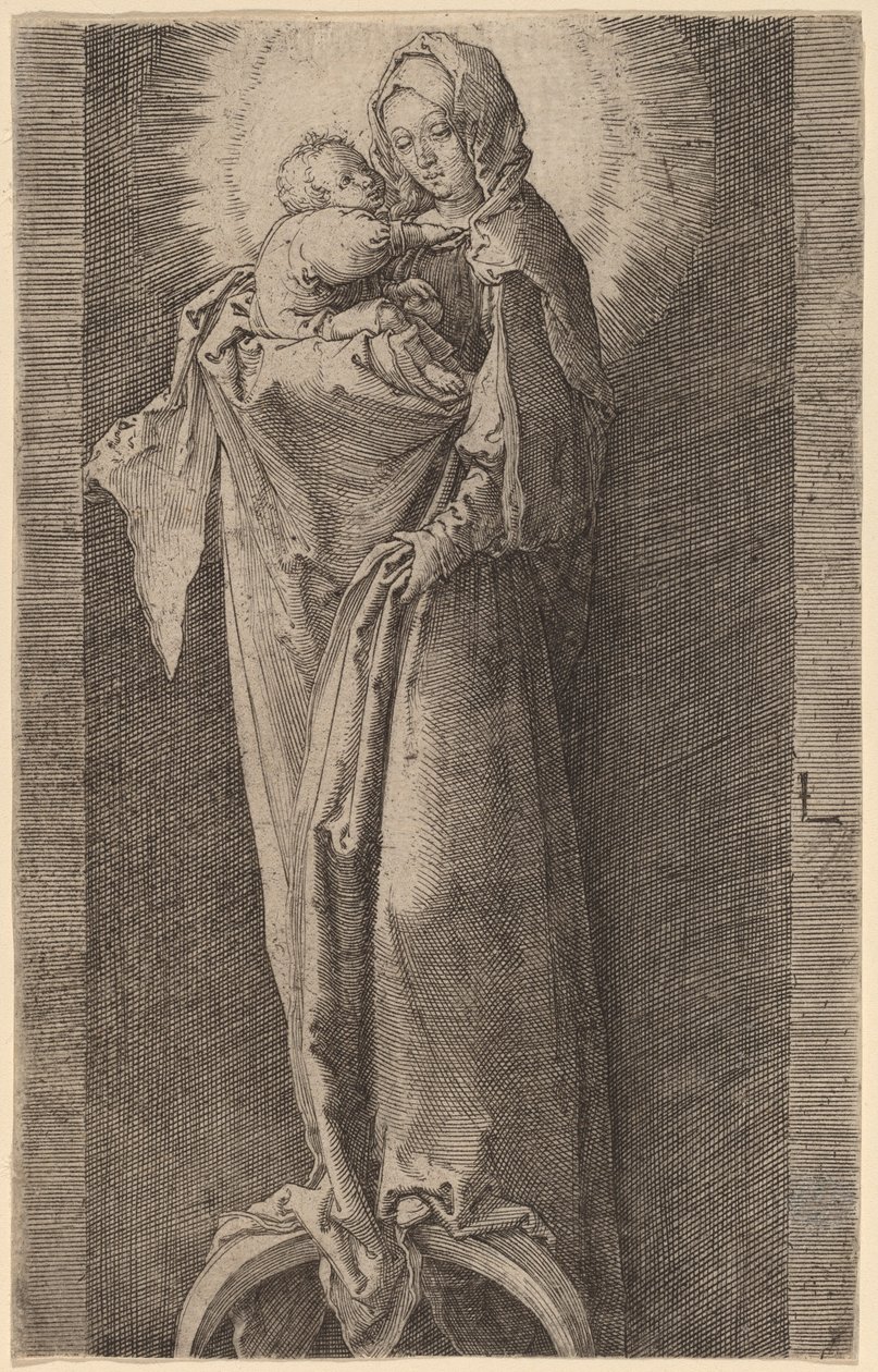 Panna ve výklenku od Lucas van Leyden