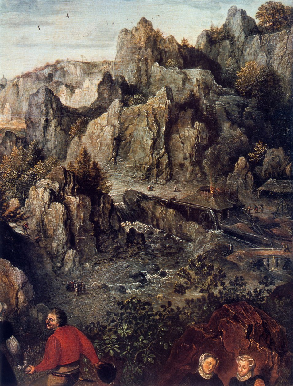The Country Feast, detail, 1576. od Lucas van Valckenborch