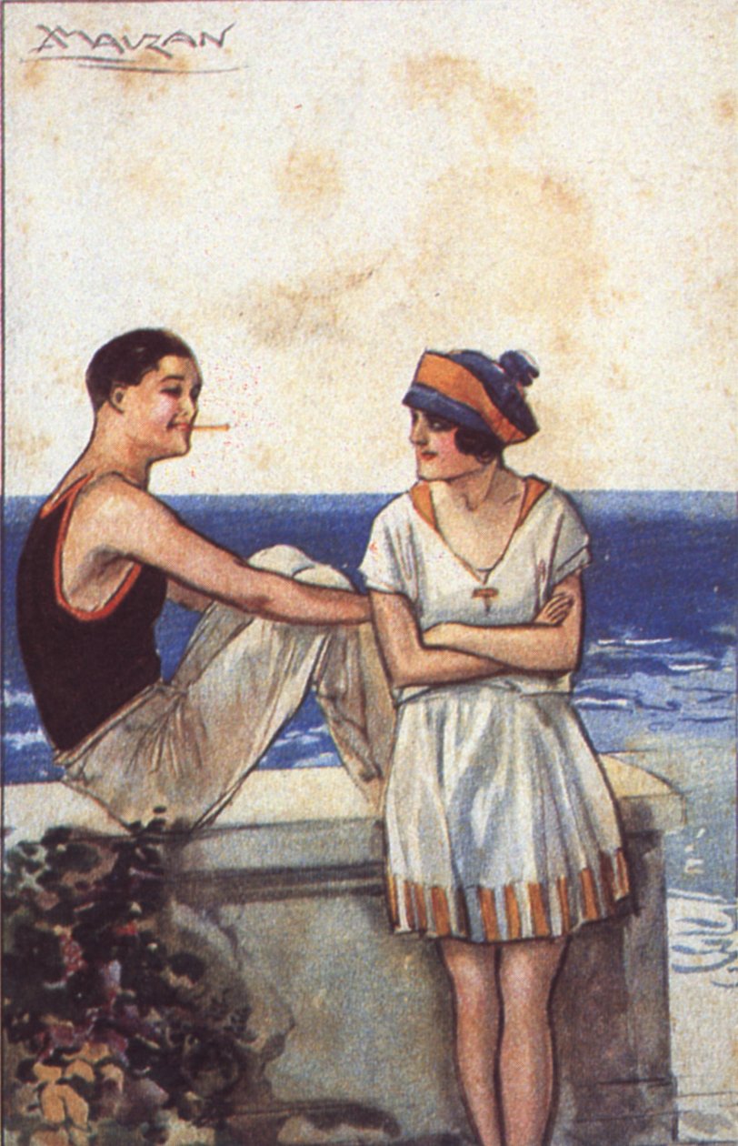 Prázdninová romantika (barva lito) od Luciano Achille Mauzan