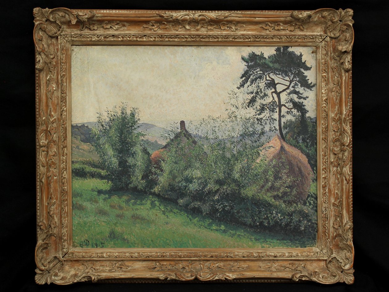 Dorsetská krajina, 1915 od Lucien Pissarro
