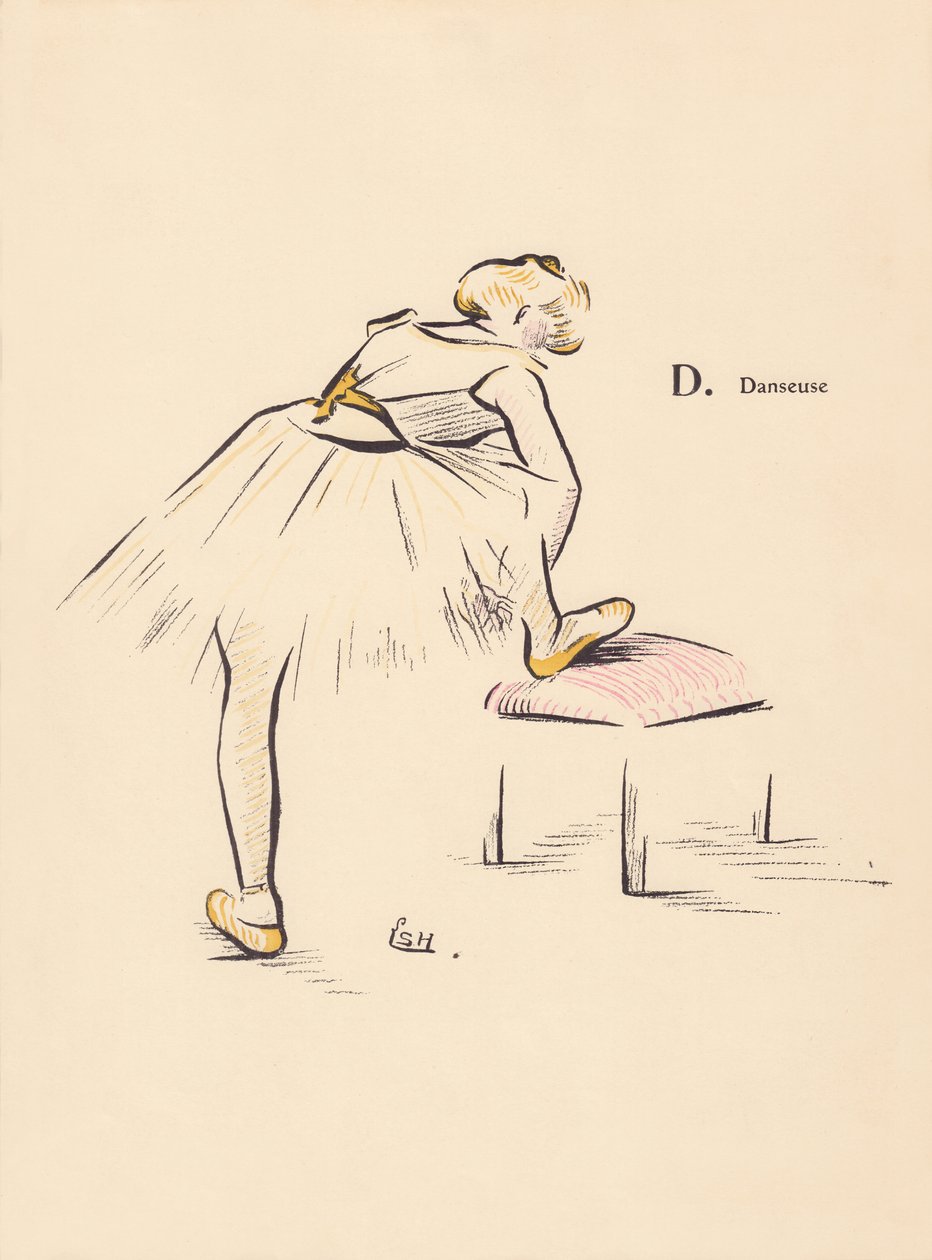 D. Tanečnice od Lucien L. (active 1904) Henreaux