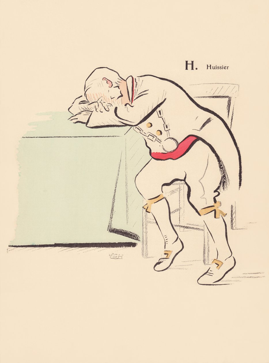 H. Soudní vykonavatel od Lucien L. (active 1904) Henreaux