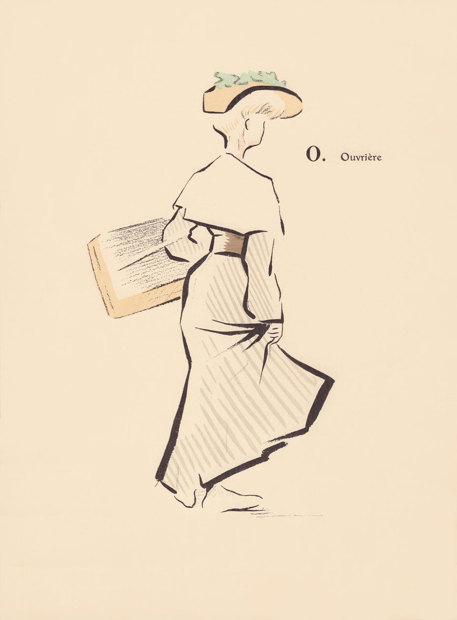 O. Dělník od Lucien L. (active 1904) Henreaux
