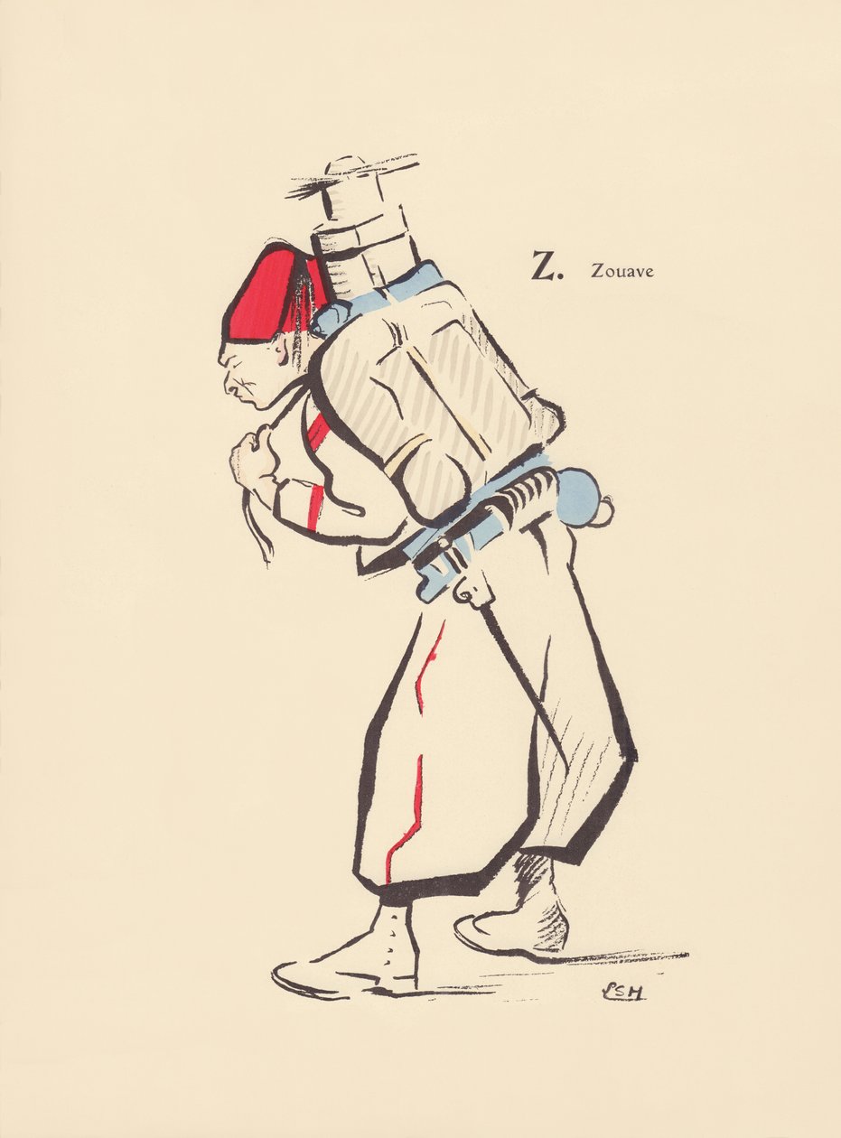 Zouave od Lucien L. (active 1904) Henreaux
