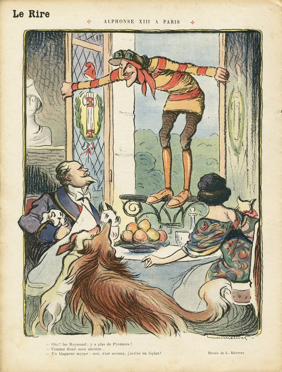 Ilustrace v Le Rire od Lucien Metivet