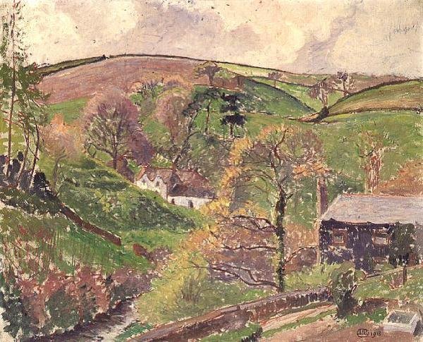 Údolí Blackpool od Lucien Pissarro