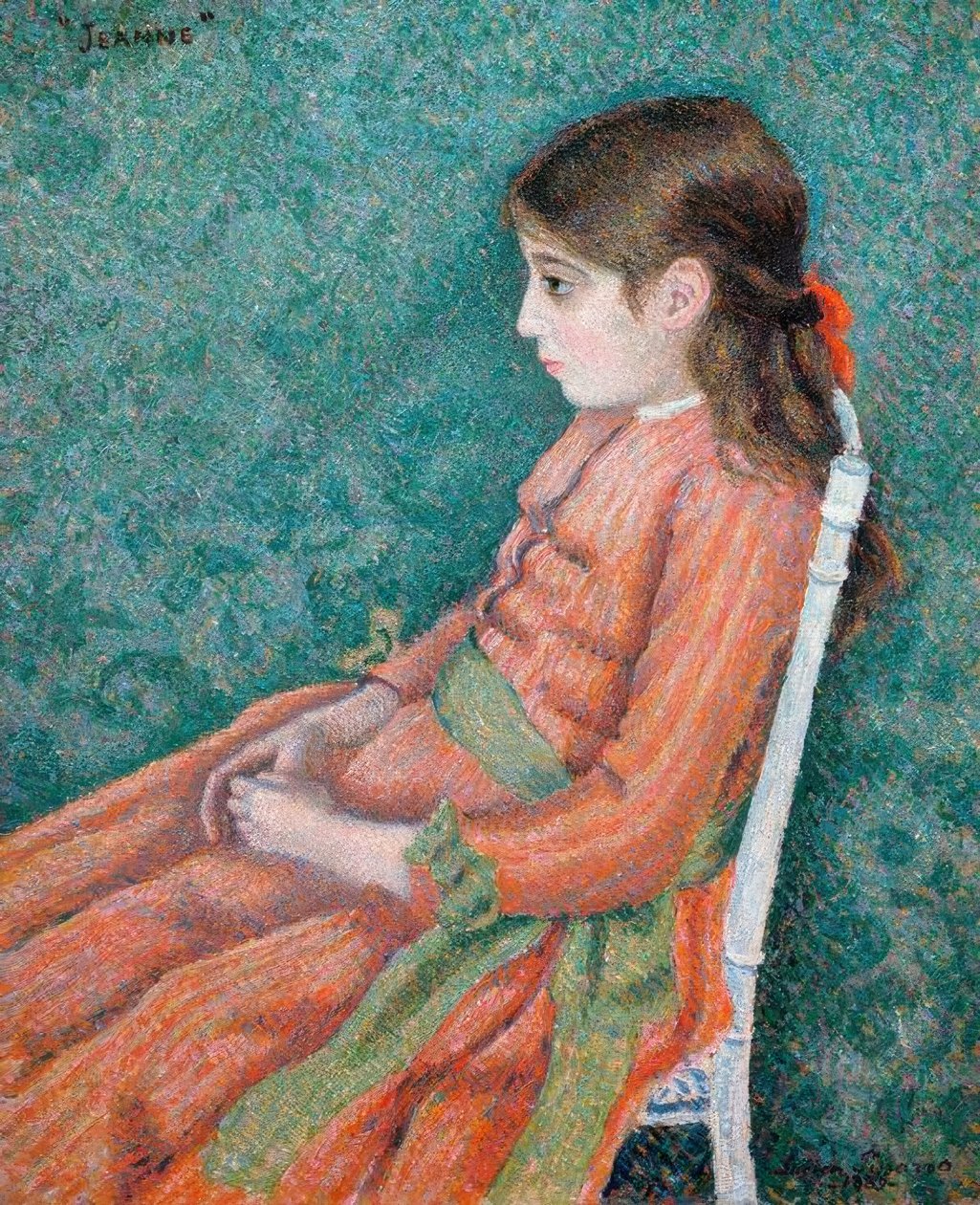 Portrét Jeanne od Lucien Pissarro