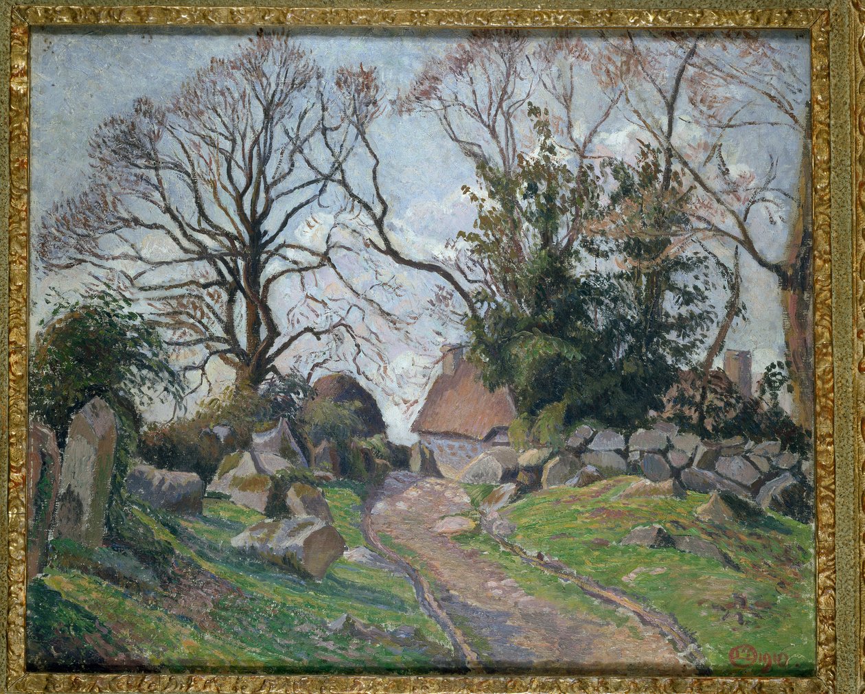 Poulfenc a Riec od Lucien Pissarro