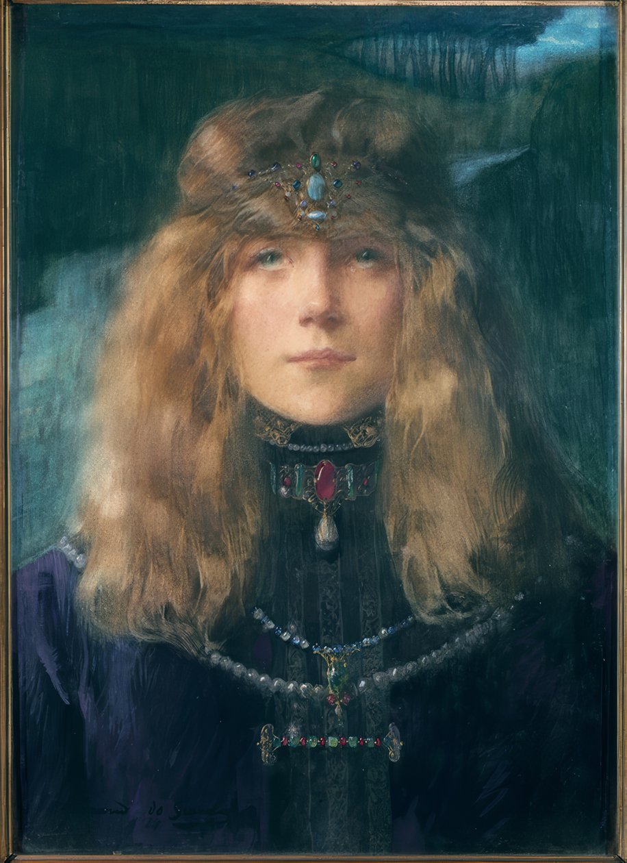 Mladá princezna od Lucien Victor Guirand de Scevola