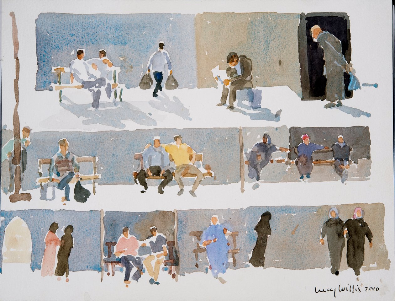 Lidé z Aleppa, 2010 od Lucy Willis