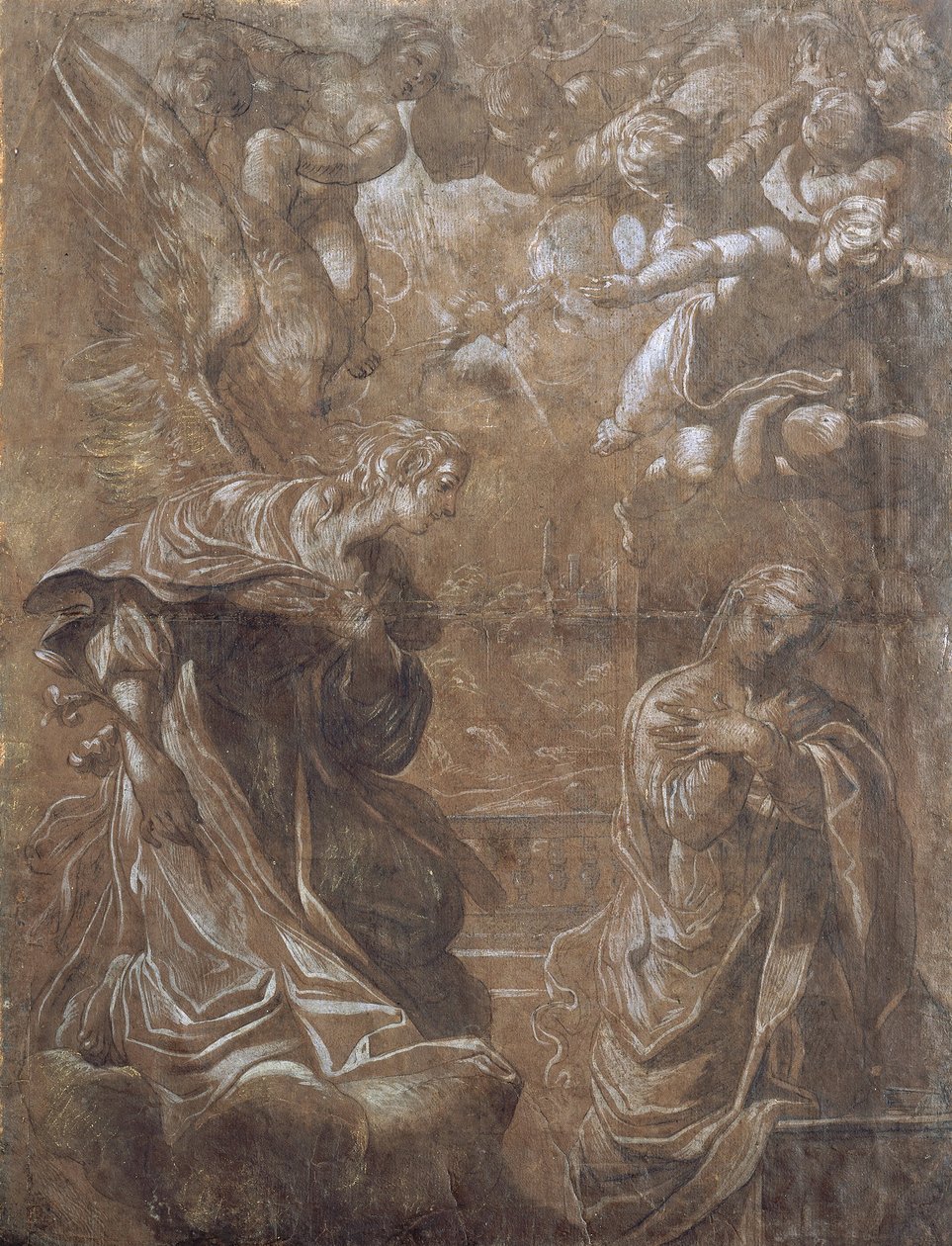 Zvěstování od Ludovico Carracci