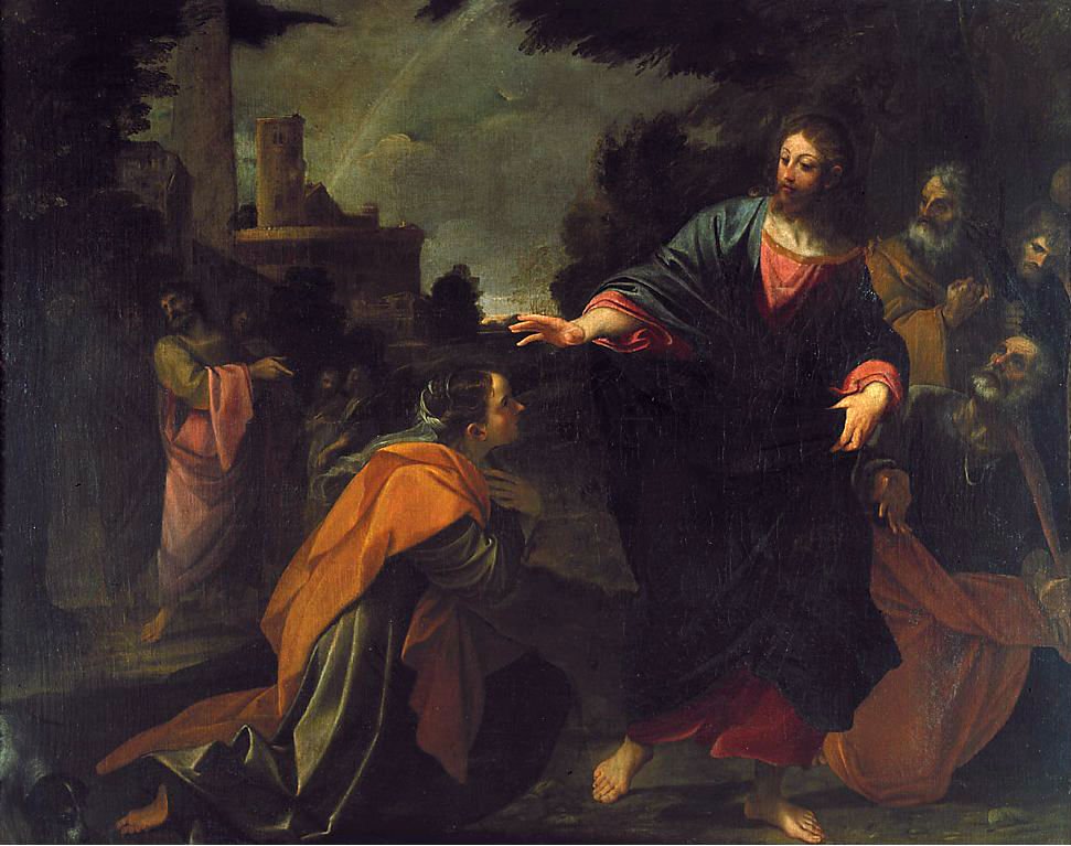 Kristus a Kanaánská žena od Ludovico Carracci