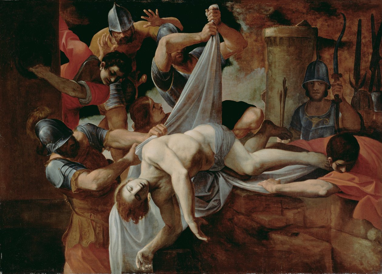 Svatý Šebestián vhozený do Cloaca Maxima od Ludovico Carracci