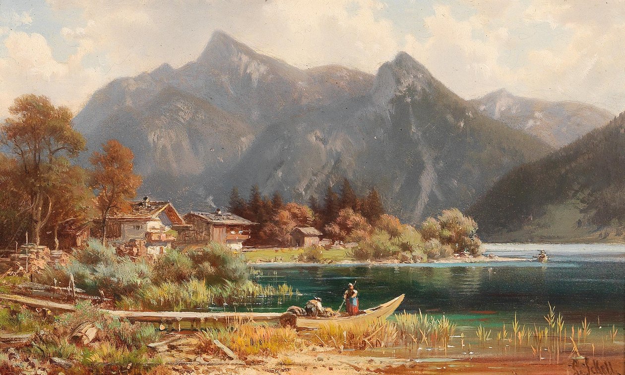 Léto na Schliersee od Ludwig Sckell