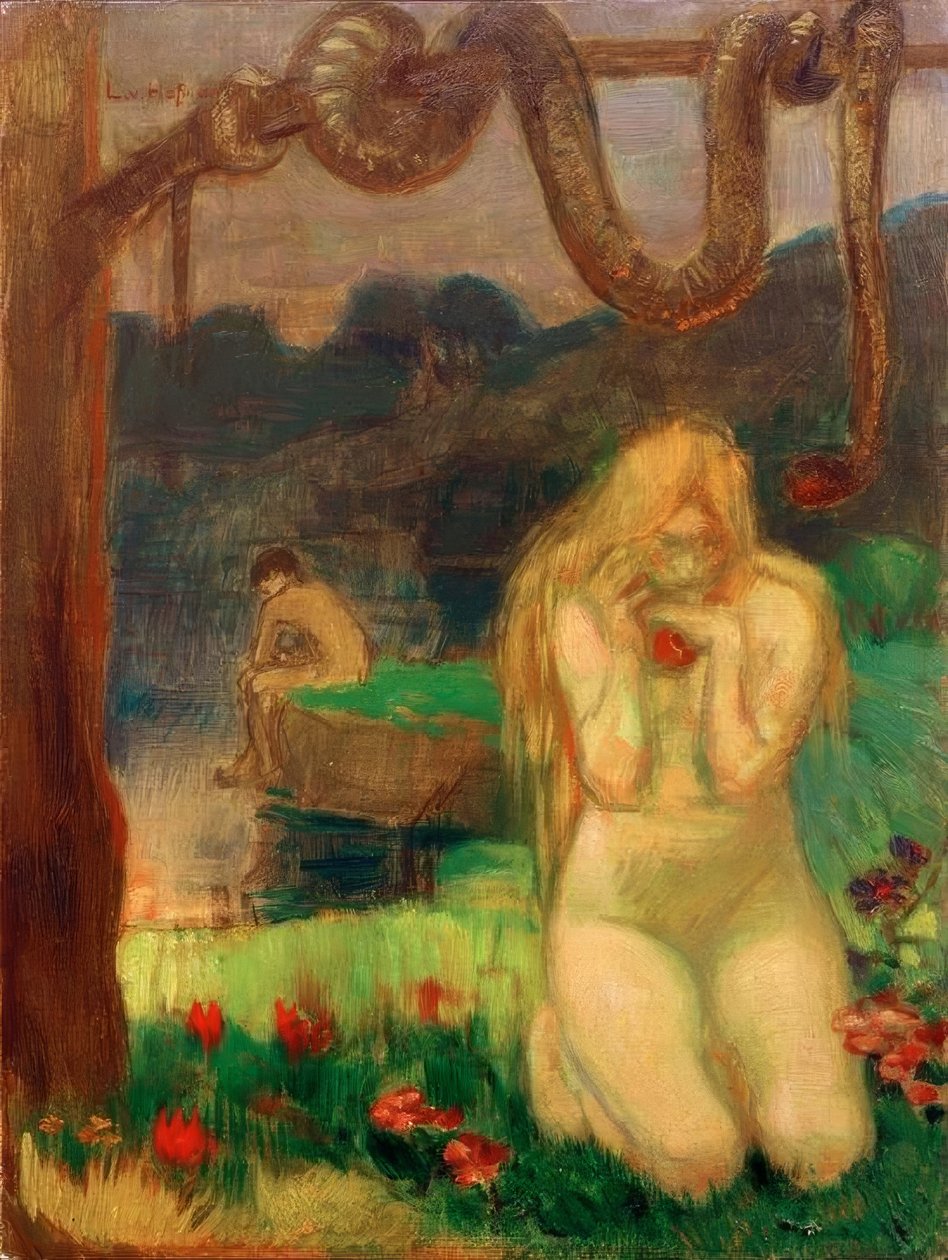 Adam a Eva od Ludwig von Hofmann