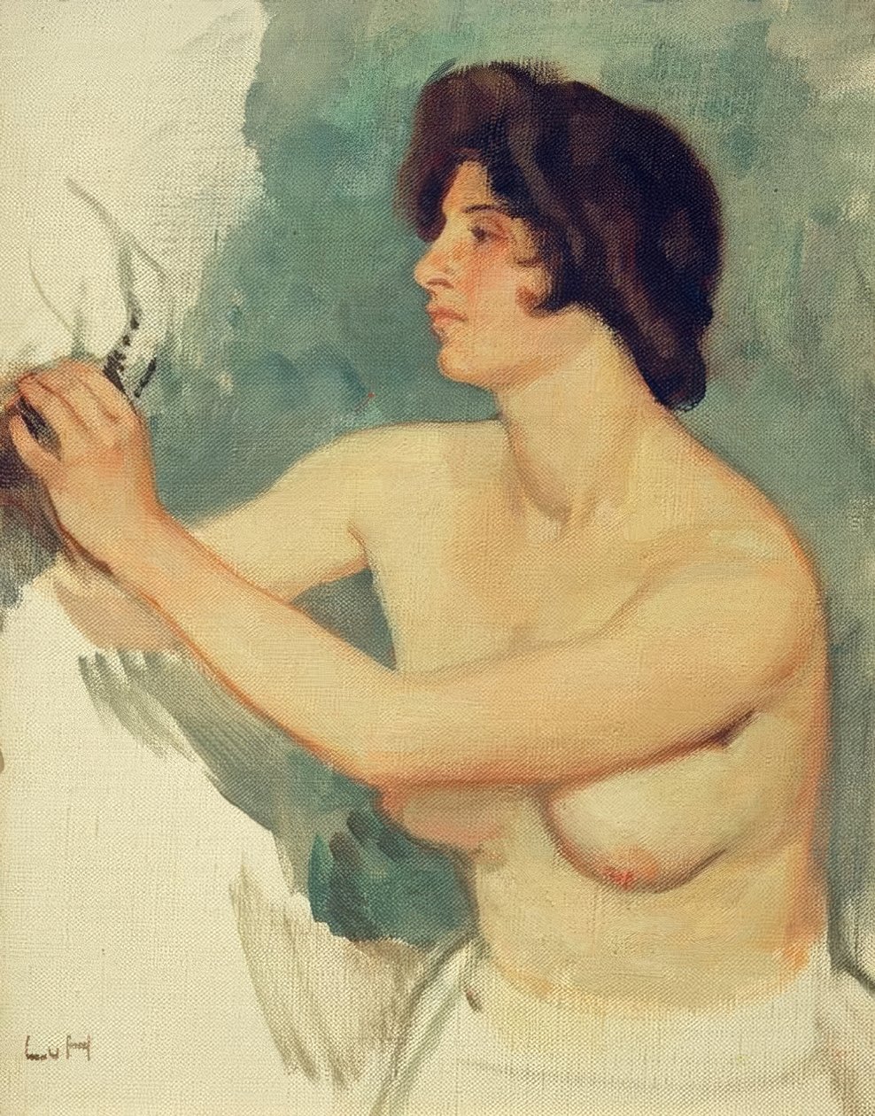Studium pro ženy od Ludwig von Hofmann