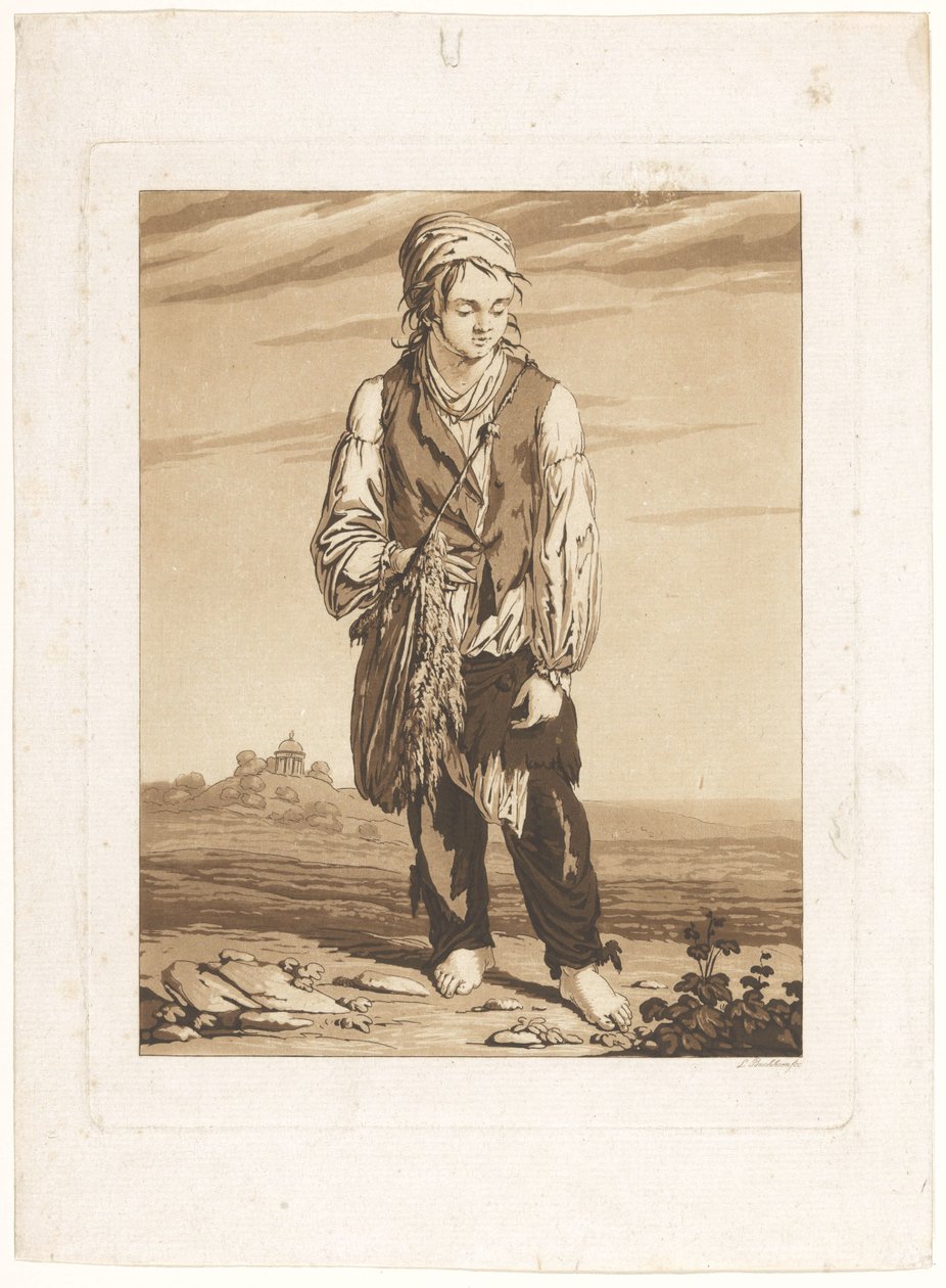 Žebrácké dítě od Ludwig Buchhorn