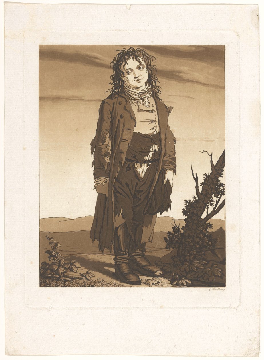 Žebrácké dítě od Ludwig Buchhorn
