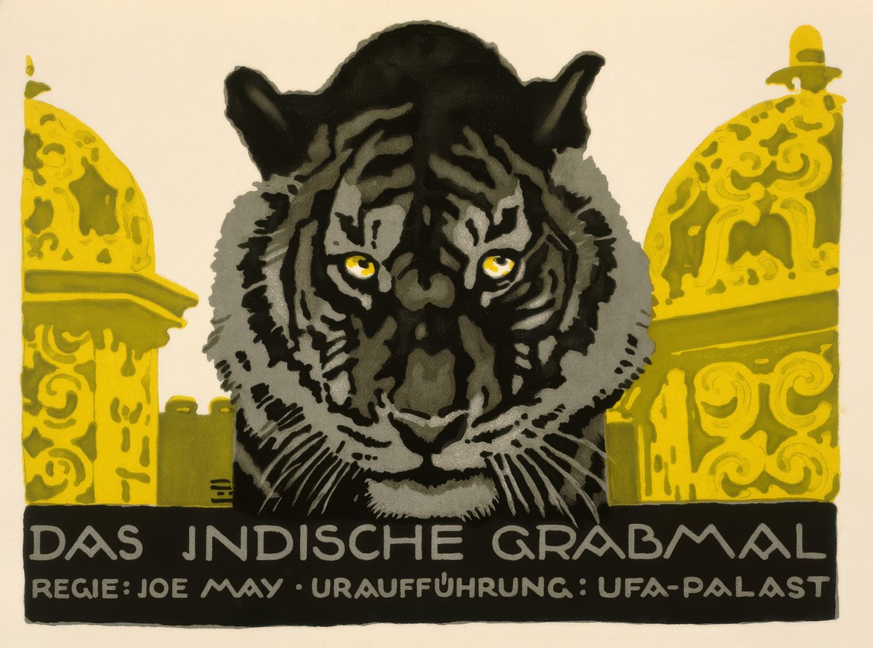 Indiánská hrobka od Ludwig Hohlwein