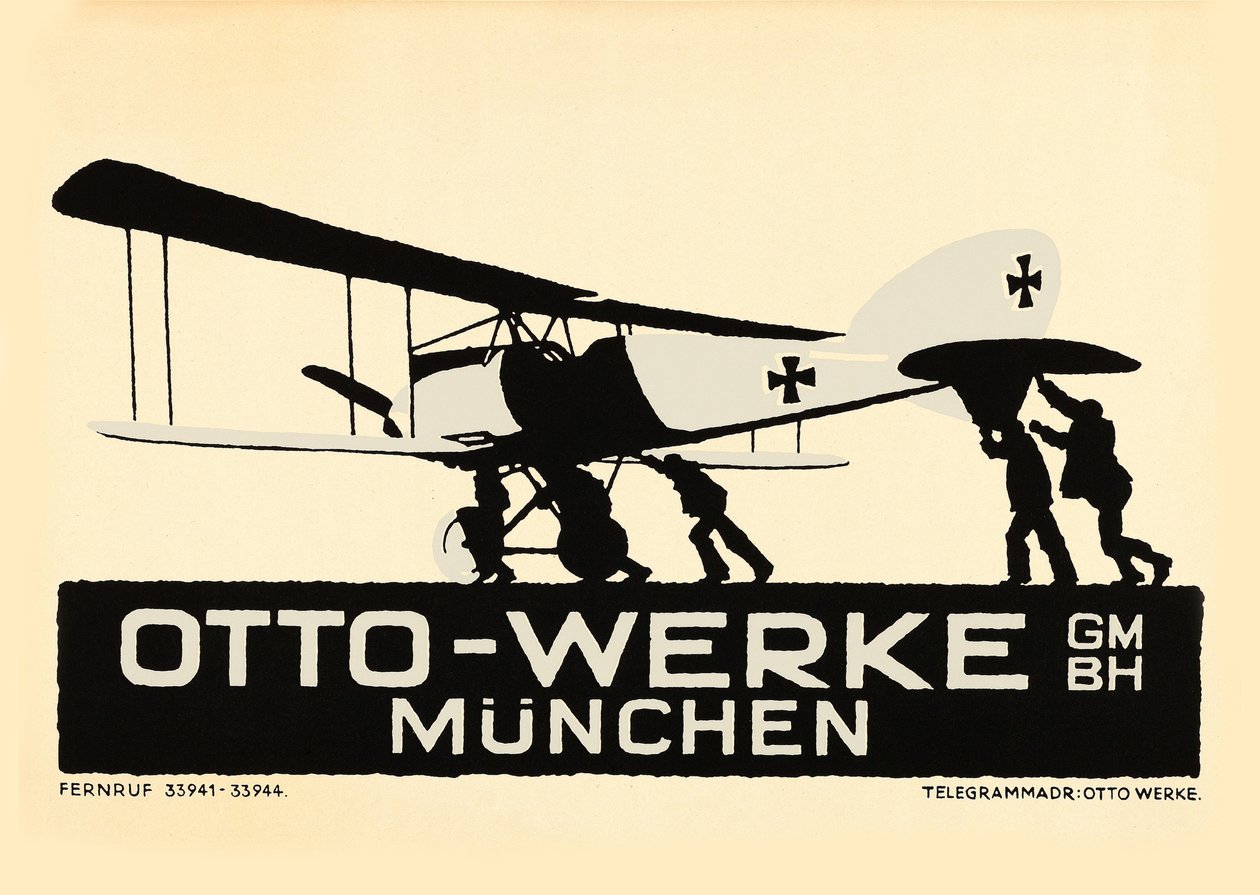 Otto-Werke, Mnichov, c. 1915 od Ludwig Hohlwein