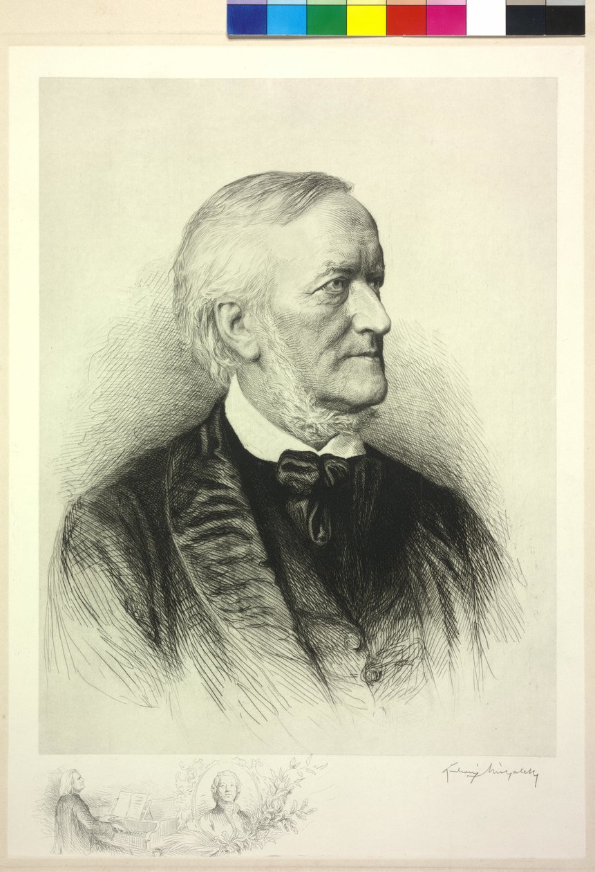 Richard Wagner od Ludwig Michalek