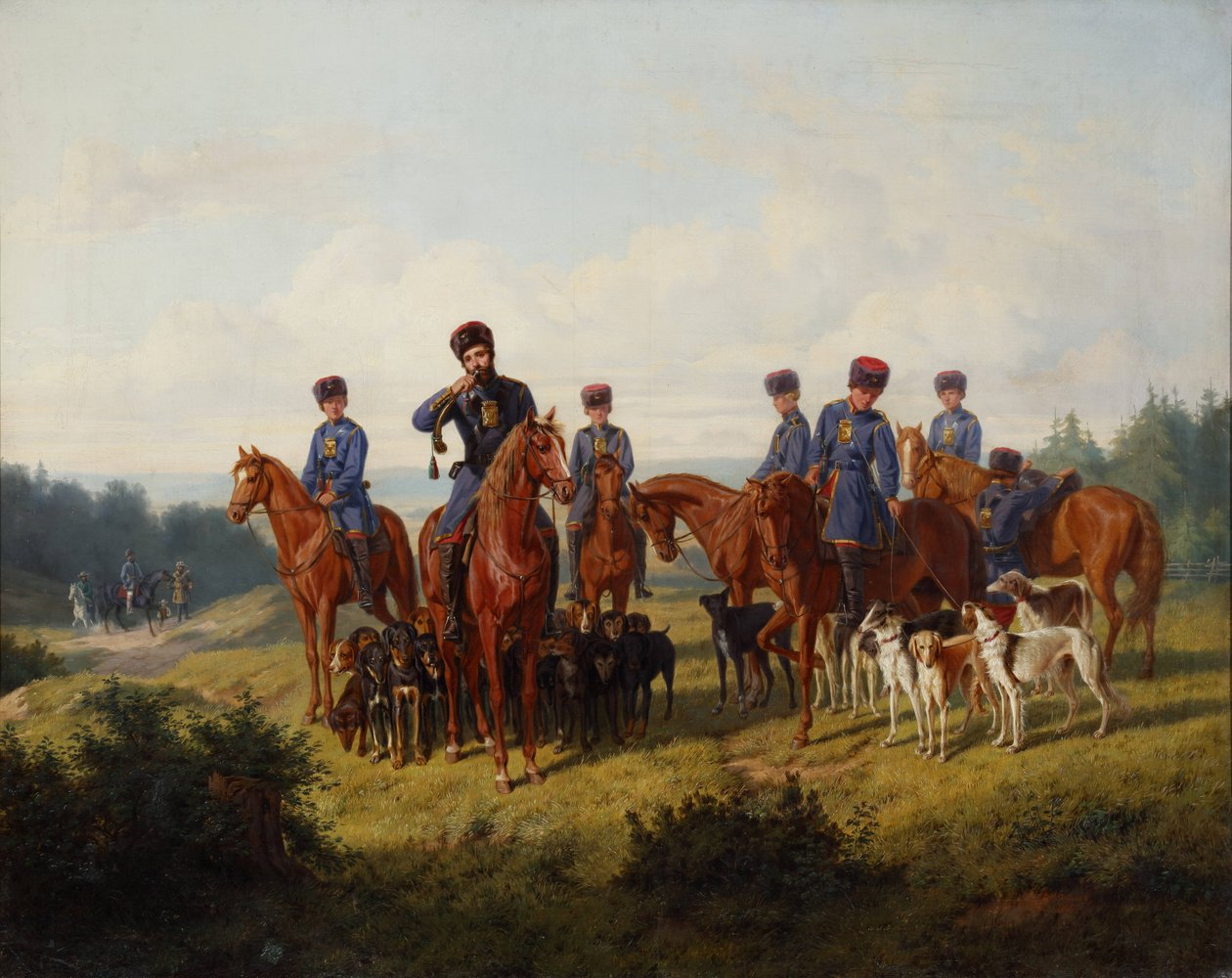 Coursing, 1856. od Ludwig Pietsch