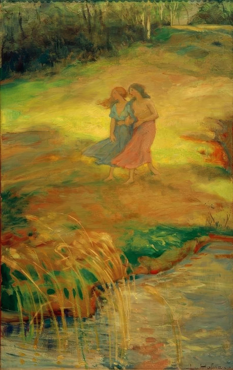 Aprilsonne od Ludwig von Hofmann