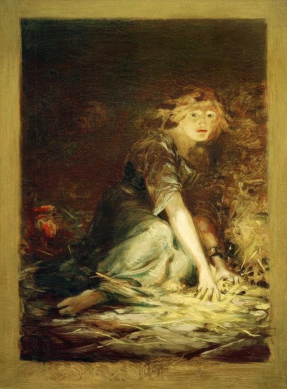 Gretchen v žaláři od Ludwig von Hofmann