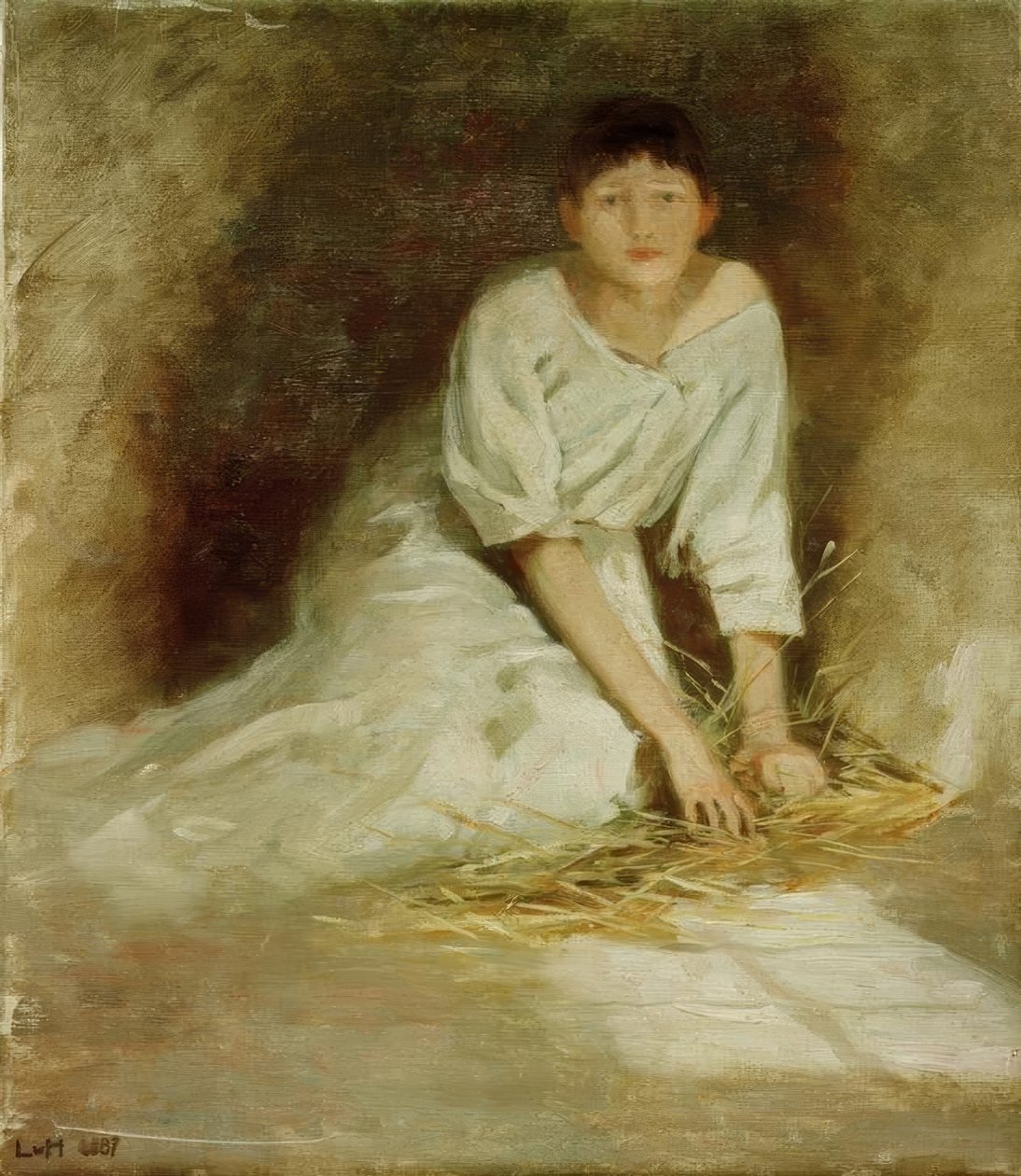 Gretchen v žaláři od Ludwig von Hofmann
